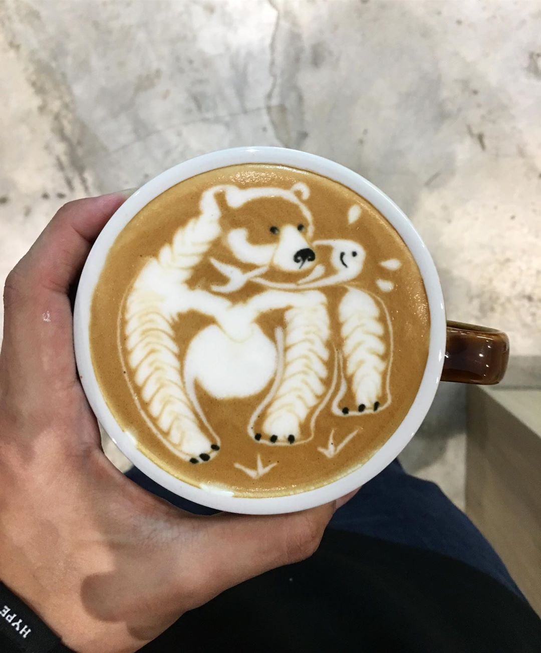 Instagram/irvine_nj Look, it's a bear.